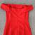 Like New Coral Forever 21 Off the Shoulder Dress Size Small 7 thumbnail