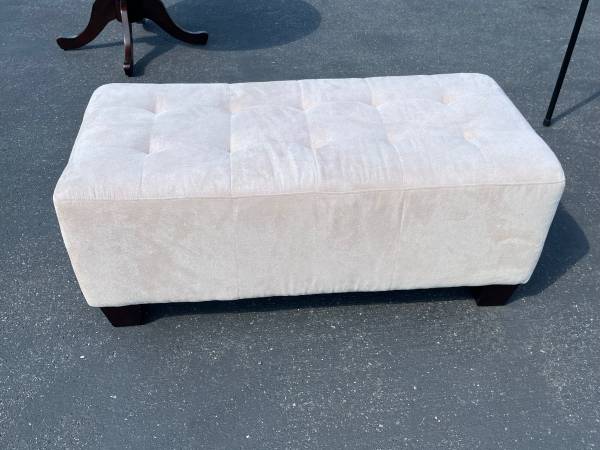 Fabric ottoman 1
