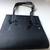 Small Black Silk Clutch/Shoulder Fancy Party Purse Handbag W/Bows EUC 2 thumbnail