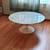 Beautiful Vintage Knoll Round Marble Coffee Table by Eero Saarinen. 8 thumbnail