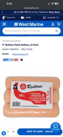 Antifouling paint rollers 1