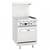 24" Commercial Stove with 24" griddle with oven Nat. New Discontinued 2 thumbnail
