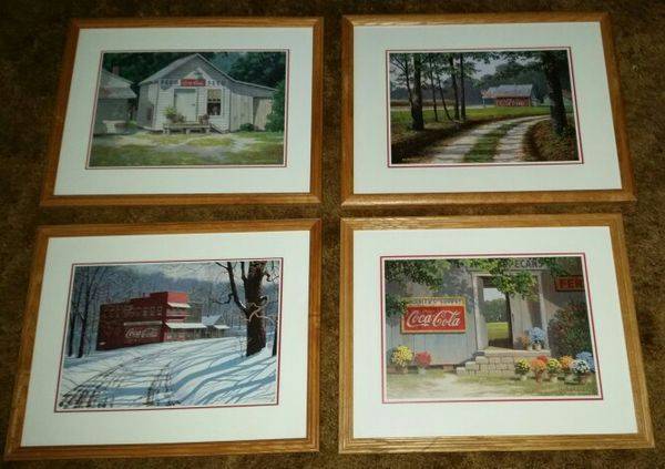 - Coca Cola - (4=5) Framed Images - 1