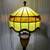 Vtg. Floor Lamp With Older Vintage 16 Panel Slag Glass Shade 6 thumbnail