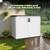 New 26 Cubic Feet Outdoor Plastic Storage Shed Without Shelf, Lockable Horizonta 5 thumbnail