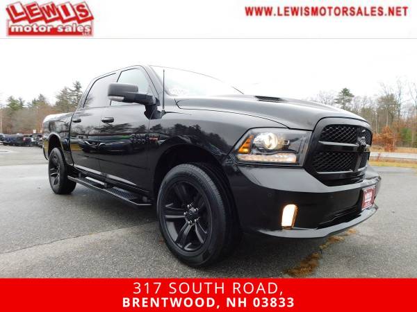 2017 Ram 1500 4x4 4WD Truck Dodge Night Sport One Owner Fully Loaded C 1