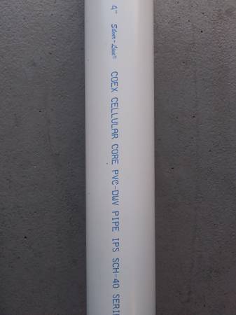 4" PVC pipe 1