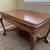 Antique Desk Library Table TV Stand 44” x 28” Quarter Sawn Oak Wood 11 thumbnail