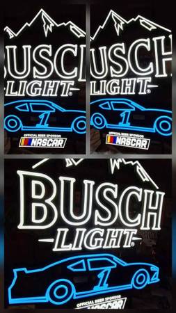 Busch Light NASCAR #1 Authentic Commercial LED Sign 1