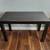 West Elm Parsons Black Wood Desk with 2 Drawers 1 thumbnail