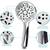 High Pressure Handheld Shower Head -9 Spray Modes with 60 Inch Hose (Chrome) 6 thumbnail