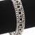 Signed Vintage "Pr" Sterling Silver Box/Circle Chain Link 7" Bracelet 1 thumbnail
