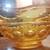 Vintage MCM Bartlett Collins Amber Pressed Glass Serving Bowl 2 thumbnail