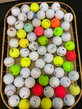66 playable golf balls (assorted) 1