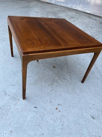 Lane “Rhythm” walnut side table 1