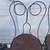Set of four Antique 1890 Ice Cream Parlor Chair Oak Seat Twisted Wire 5 thumbnail
