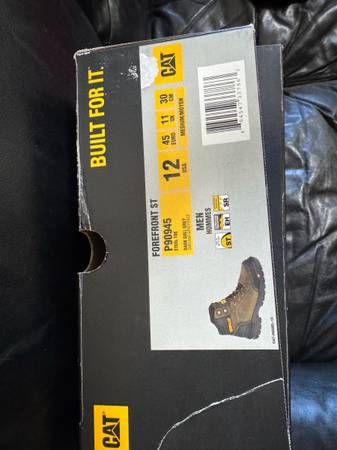 CATERPILLAR Steel Toe Work Boots Men’s Size US12 1