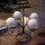 WOW Wrought Iron Round Ball Candle Holder  9" H  + 2 Box Extra Candles 1 thumbnail