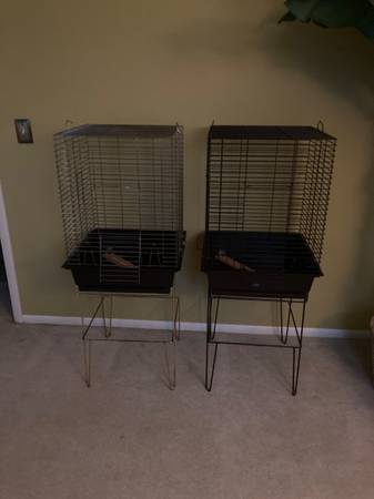 2 cockatiel bird cages, used 1