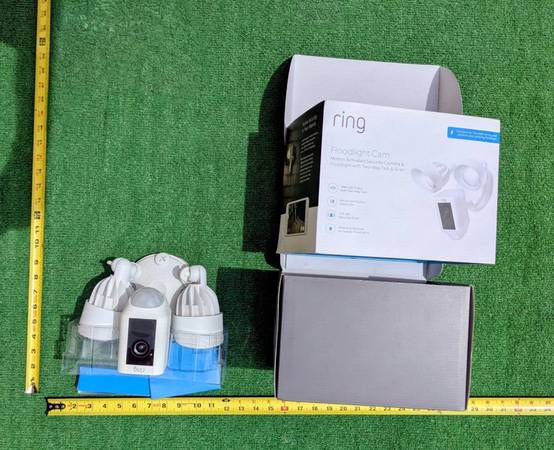 RING Floodlight Cam Wired Motion-Activated 1080P HD Video 1