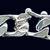 🇮🇹Solid Sterling Silver Heavyweight Curb Link Bracelet 5 thumbnail