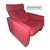 Contemporary Red Leather Recliner 2 thumbnail