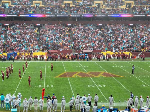 Washington Commanders  vs Seattle Seahawks - Section 222, Row 8 1