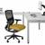 7 colors 9 Sizes New in Box L Shape Desk w/Metal U/Loop Leg w/File opt 1 thumbnail
