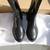 Ladies Black Leather Boots - Size 5 by The Loft 4 thumbnail