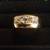 14KT GOLD 3 DIAMOND MEN'S RING SIZE 13+ 16 thumbnail