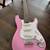 Squier Mini Stratocaster with Rosewood Fretboard 2011 - Pink 3 thumbnail