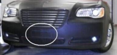 Chrysler 300 LeBra Front End Cover - w/o front sensors 1