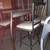 Triangle Glass Table w/ 3 High Chairs 1 thumbnail