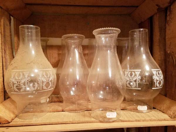 Antique Oil Lamp Globes 9pec for $90.00 - $10 (Lula)63436961842689120