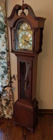 Beautiful John Wanamaker Tempus Fugit Grandfather Clock 1
