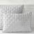 Pottery Barn handstitched Amelia Tencel Twin Quilt and 2 Pillow shams 2 thumbnail