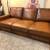 Genuine brown PB leather sofa couch 4 thumbnail
