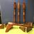 4 solid wood table legs - rustic design - 29” tall 4 thumbnail
