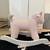 Pottery Barn Kids Pink Kitty Cat Rocker 3 thumbnail