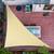 NEW 12x12x17 Beige Right Triangle Sun Shade Sail UPF50 Can 1 thumbnail