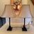 Matching Traditional Table Lamps with Fabric Shades – Pair 2 thumbnail