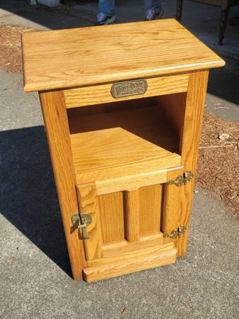 Tall side/end table / nightstand #1478 1