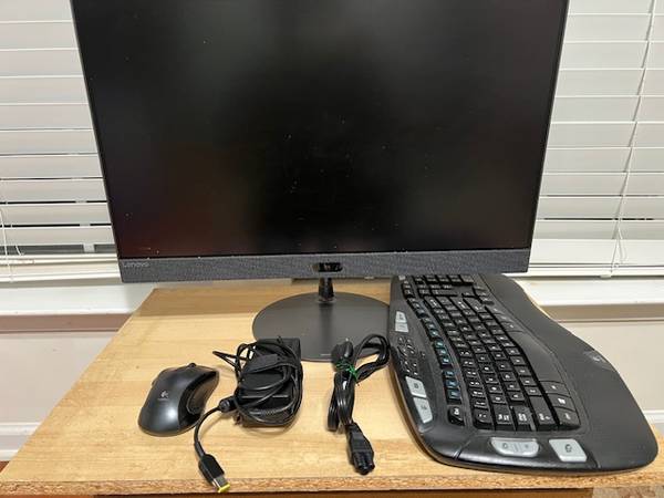 Computer, keyboard and mouse 1