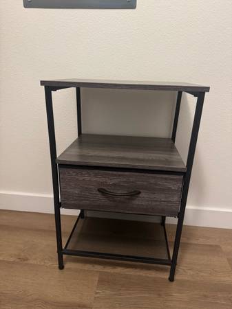 2 gray side tables 1