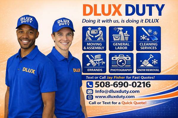 🚚💪 MOVING LABOR • CLEANING • ASSEMBLY • ERRANDS — DLUX DUTY ⭐️ 1