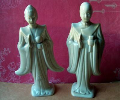 Vintage Roselane Asian Couple Figurines 1