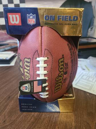 Authentic Superbowl XL On Field NFL Game FootBall 1
