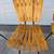 Set of 3 vintage Arthur Umanoff style MCM wooden slat swivel bar stool 5 thumbnail