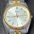 RARE Seiko Quartz SQ 7n43-8110 Day Date Two Tone Fluted Vintage Watch 2 thumbnail