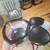 Coffee table and two accent tables metal legs with wood tops excellent 1 thumbnail